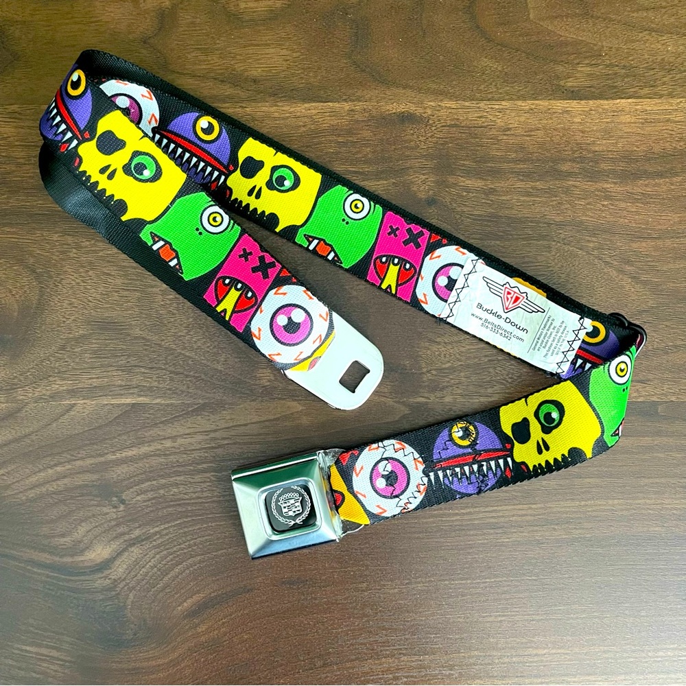 Buckle-Down Cadillac Monsters Belt